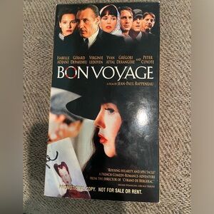 RARE Bon Voyage VHS Tape PROMOTIONAL COPY
